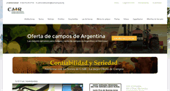 Desktop Screenshot of caircampos.org